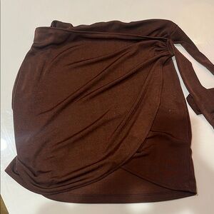 NAKD Brown Wrap Cover Up